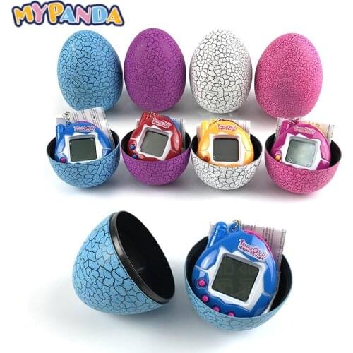 Tumbler Dinosaur Egg Multi-colors Virtual Cyber Digital Pet Game Toy Tamagotchis Digital Electronic E-Pet Christmas Gift