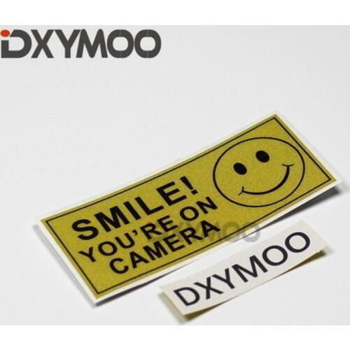 Car Styling Decals Funny SMILE YOU'RE ON CAMERA Video Taping Decals Sticker