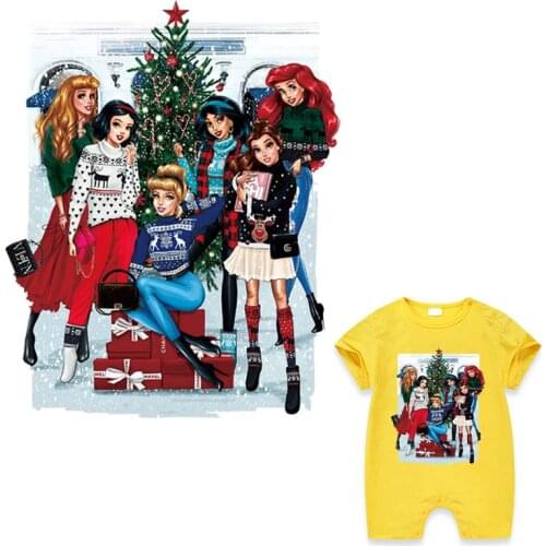 Iron-On Clothes Friends Love Heat Press Hot Tear Diy Transfer Paper Hoodie Tops Clothing Badges Patches