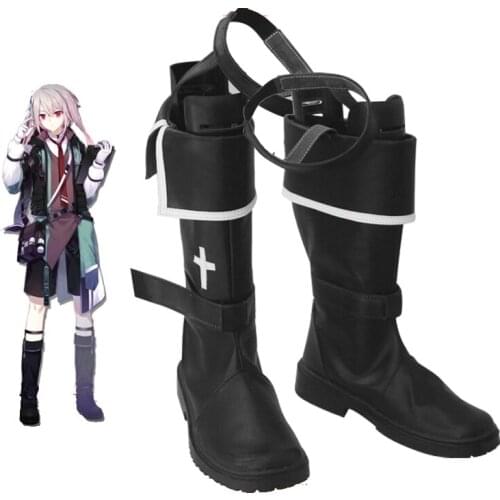 Unisex Anime Cosplay Arknights Ansel Cosplay Costumes Boots Custom Made