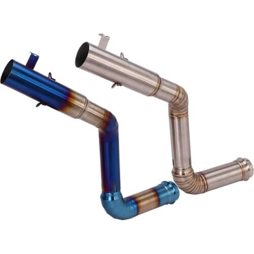 60.5mm Mid Pipe for KTM 1290 Super Duke R 2014-2016 Motorcycle Exhaust Pipe Slip On 61mm Muffler Delete Original Catalyst