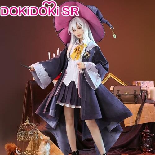 DokiDoki-SR Anime Manga Wandering Witch: The Journey of Elaina Cosplay Elaina Costume Women Costume Cosplay