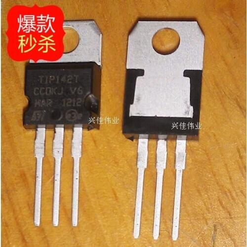 10PCS New TIP142T TIP142 TO-220 NPN Darlington Power Transistor 100V / 15A
