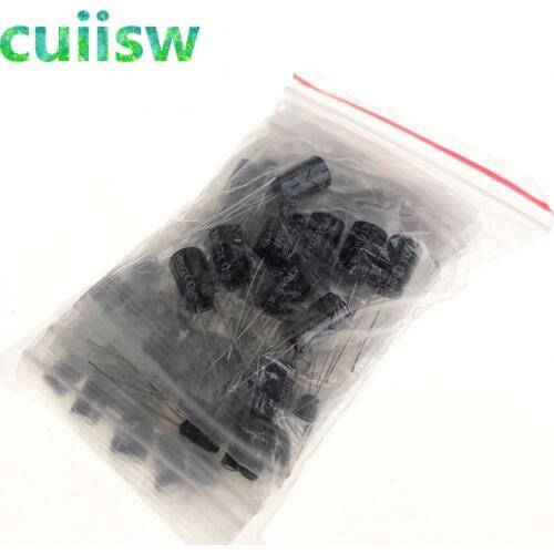 12values 120pcs,0.22UF-470UF Aluminum electrolytic capacitors Kit 0.22uf 0.47uf 1uf 2.2uf 4.7uf 10uf 22uf 33uf 47uf 100uf 470uf