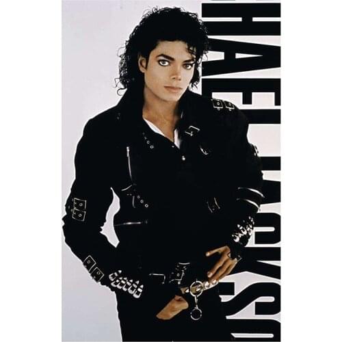 2021 New 5D DIY Full Round Diamond Painting Michael Jackson Cross Stitch 3D Embroidery Rhinestone Mosaic Home Decor Art Y528