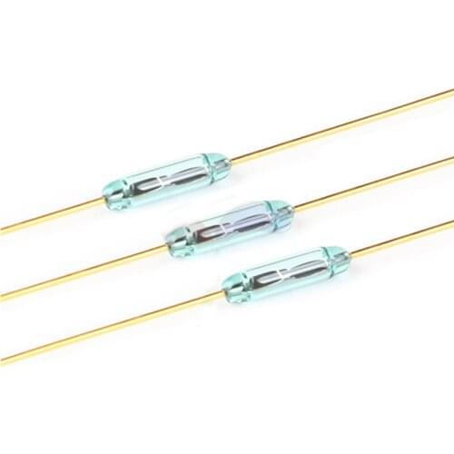 Free shipping 100pc original Reed Switch Sensor MKA-07101 1.8*7mm Normally Open NO Magnetic Reed Switchs 1.8*7mm For DIY