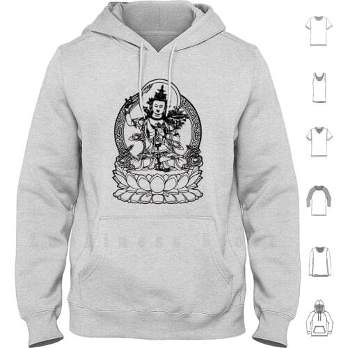 Buddha With Sword On Lotus hoodies Buddha Buddhism Zen Asian Buddhabubba Buddha Image