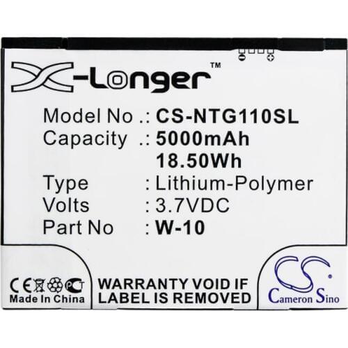 Cameron sino 5000mah battery for NETGEAR MR1100 NightHawk M1 308-10019-01 W-10 for TELSTRA M1 MR1100 W-10 Hotspot Battery