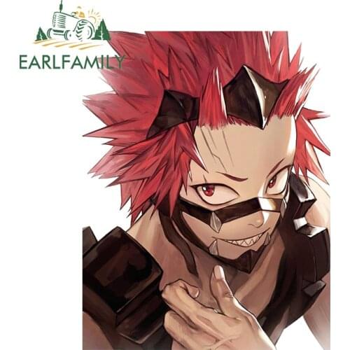 EARLFAMILY 13cm x 10.1cm for Balck Clover Zora Ideale Car Assessoires Stickers Waterproof Surfboard Decal Car Body Decoration