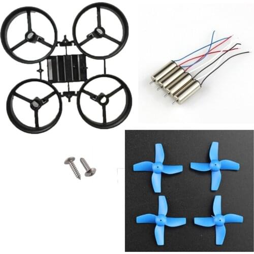 JJRC H36 Eachine 010 Frame Kit with 4pcs Blade 615 Coreless CW CCW Motor for DIY Indoor Mini Quadcopter