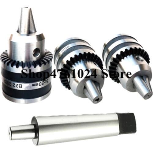 1set morse tapper cone arbor adapter MT2 MT3 MT4 B22 drill chuck manually three claw for bench drilling
