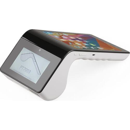 NFC 7 inches Capacitive touch screen Android pos system with barcode scanner and 58mm thermal printer PT7003