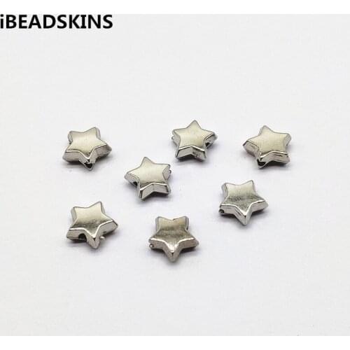 New arrival! 10x9mm 1000pcs Rhodium color CCB Star-shape beads for Earrings parts,hand Made Earrings Findings Jewelry DIY