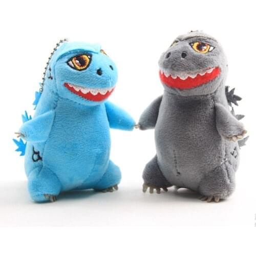 10/Lot Dinosaur Monster 10CM Plush Keychain Pendant For Anime Cartoon Soft Kids Gifts