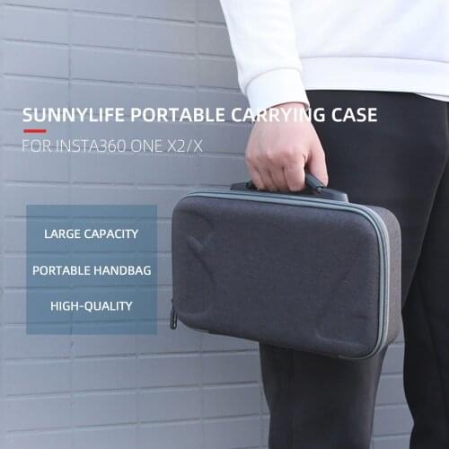 Shockproof Portable Storage Bag For Insta-360 ONE X2/X Suit Bag High-end Fabric Sports Action Camera Accessories