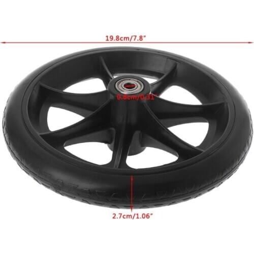 2pcs 8\" Wheelchair Casters Small Cart Rollers Chair Wheels Accessories Dropshipping