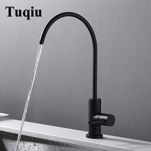Water purifier tap swivel faucet Black Sink Faucet single Cold kitchen faucet kitchen sink mixer tap torneira cozinha