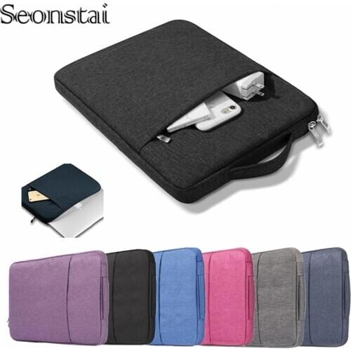 Waterproof Zipper Sleeve Case For iPad Pro 11 10.5 2019 Handbag Sleeve Case For Macbook 13 15 inch Laptop Funda Cases Cover bag