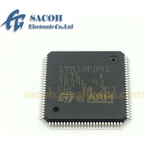 1PCS/lot New OriginaI STM32F091VCT6 or STM32F091VBT6 or STM32F091VCH6 or STM32F091VBH6 STM32F091 LQFP-100 32-bit MCU