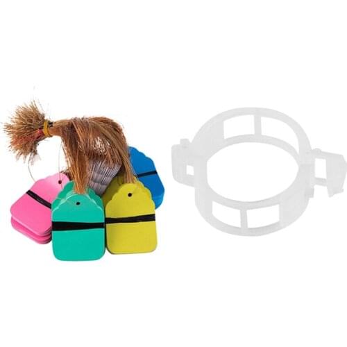 100Pcs Tomato Garden Plant Support Clips Garden Ornaments & ​500Pcs Waterproof Belt Plant Label Plant Tag Flower Pot Tag