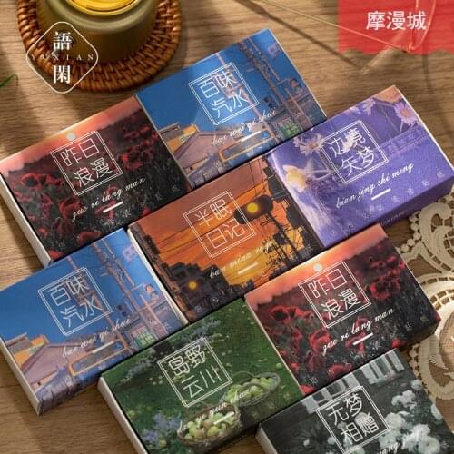 20set/pack Kawaii Stationery Stickers Floating scenery DIY Craft Scrapbooking Album Junk Journal Happy Planner Diary Stickers