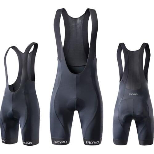 2021 High Quality Classic Bib Shorts Race Bicycle Culotte Ciclismo Bike Pants Gel Pad Silicon Grippers Bib Shorts ENCYMO