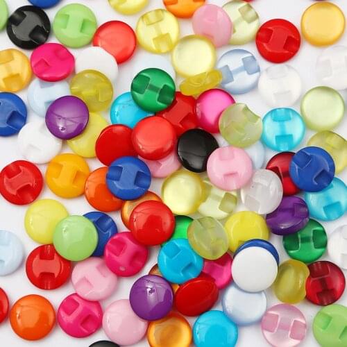20L 12MM 50/100pcs Lots Child Clothes Cat Eye Resin Shirt Buttons Pearl Garment Sewing Accessories Kids DIY Crafts Scrapbooking
