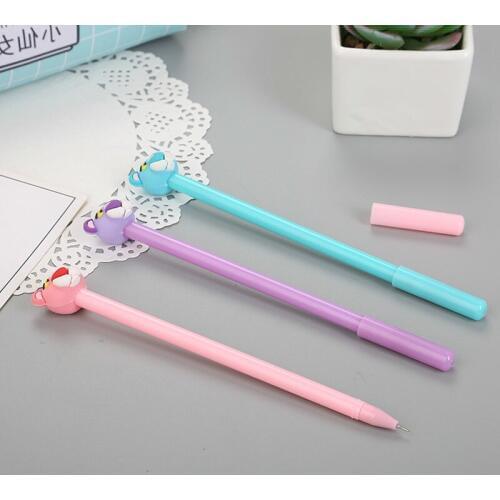 30 PCs Creative Pens Stereo Bear Neutral Pen Cute Water-based Signature Student Stationery Office Supplies