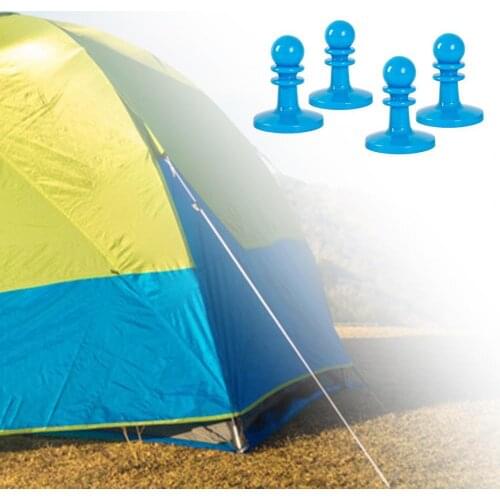 4Pcs Anti-Thunder Cap Plastic Tent Poles Awning Rod for Outdoor Camping Activity Tools