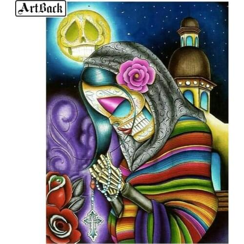 5d diy diamond painting color woman cross full square round drill new arrival diamond embroidery 3d cross stitch