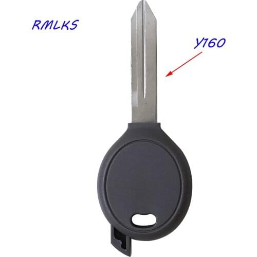 Transponder Ignition Car Key Case Replacement Blank For Chrysler For Dodge For Jeep With Y160 Blade Chip Key Fob