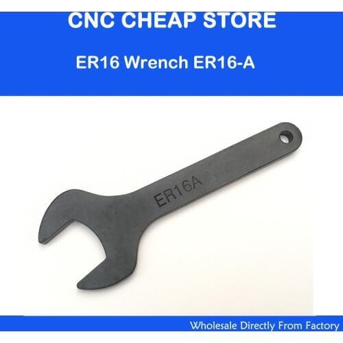 2pcs ER16-A Wrench for ER16A nut collet chuck, ER16A spanner for Clamp CNC Router milling engraving lathe equipment machine