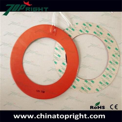 10" 12v75w flexible Electric Silicone Rubber Heater