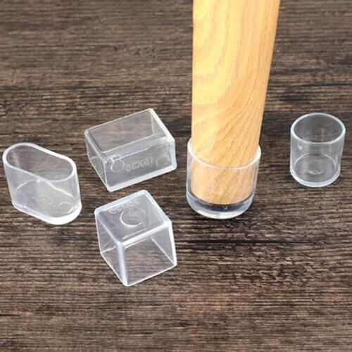 4pcs Chair Leg Caps Rubber Feet Protector Pads Furniture Table Covers Socks hole plugs dust Cover furniture leveling feet system