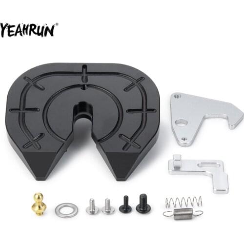 YEAHRUN Metal Coupler Grinding Disc Plate For 1/14 Tamiya Tow Drag Tractor Truck RC Car Upgrade Parts