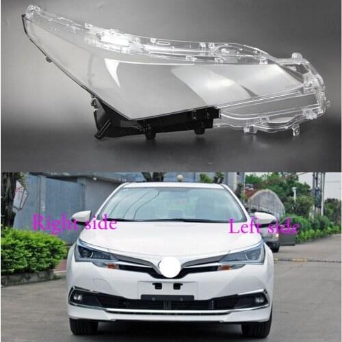 For Toyota Corolla Hybrid 2016 2017 2018 Headlight Shell Lamp Shade Transparent Cover Headlight Glass Headlamp Cover