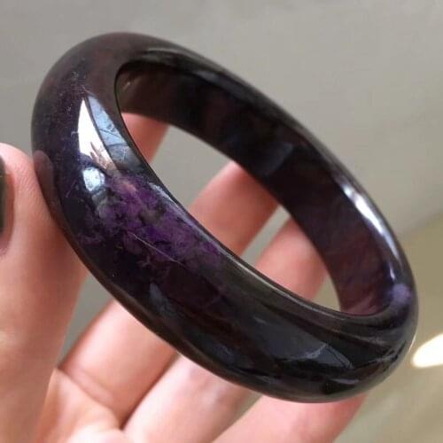 Genuine Natural Sugilite Gems Bangle Inner Diameter 54mm AAA