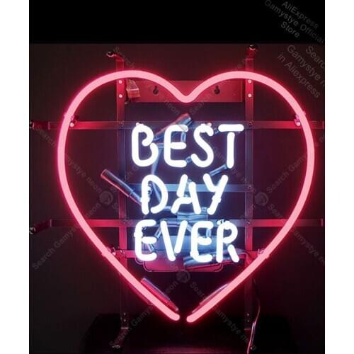 Neon Signs for Best Day Ever Bulb sign LOVE Restaurant Beer Bedroom Neon Light Signs for Store Beer Bar Pub neon signs for home