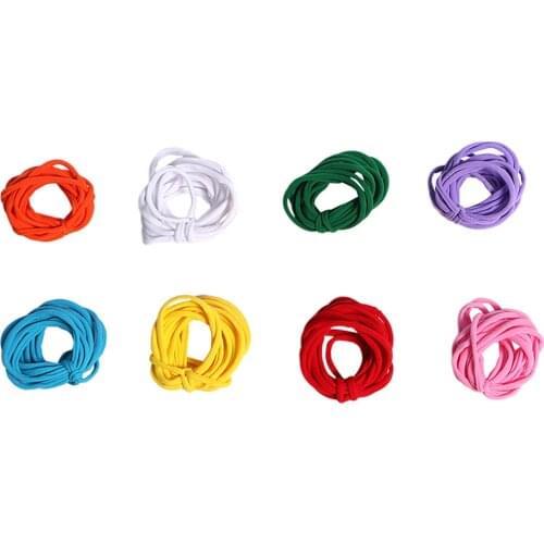 2020 New Stretchy Braided Crafts Loops Toy Accessories DIY Woven String Elastic N Loom Refill Braided Loops For Diplomatic