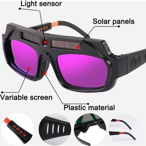 Automatic Darkening Dimming Welding Glasses Anti-glare Argon Arc Welding Glasses Welder Eye Protection Special Goggles Tools
