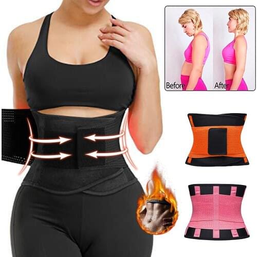 Womens corset Waist Trainer Female Top Shapers Slimming Belt Modeling Strap Body Shaper Corset Waist Belt Neoprene Lumbar Belt