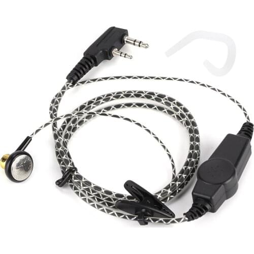 Walkie Talkie Earpieces 2pin K Type Two Way Radio Earphone Walkie-Talkie Headphone Or Kenwood KPG/TH/TK