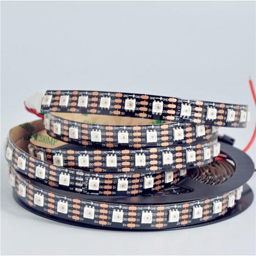 20M 4X 5M SK9822 Led strip Flexible 72 leds/M Pixels Addressable IP20 /IP65/IP67/ 2 Signal 5V DAT CLK GND same as APA102