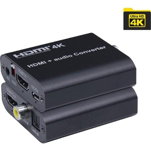 UHD 4K HDMI audio extractor splitter HDMI to toslink Spdif coaxial audio converter HDMI to HDMI+digital audio for HDTV PS4 Xbox