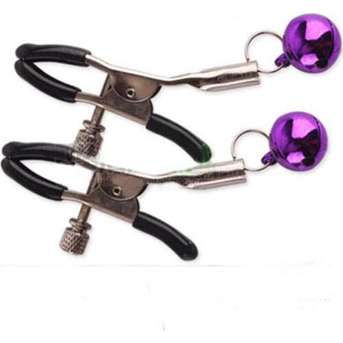Adjustable Tightness Nipple Clamp with Bell Sm Tools Kawai Cosplay Otaku Erotic Lingerie Adult Products for Woman Man Lesbian