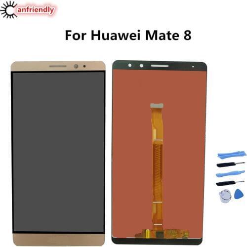 For Huawei Mate 8 6.0" LCD Display+Touch Screen Replacement Digitizer with frame Assembly For Huawei Mate8 Mate 8 Repair parts