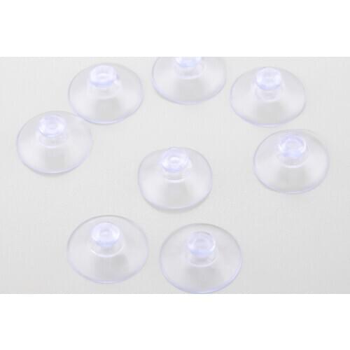 100Pcs 20mm Home Kitchen Bathroom Sucker Suction Cups Mushroom Sucker Pads Hook Hanger For Window Doll Toy Fridge Car Glass