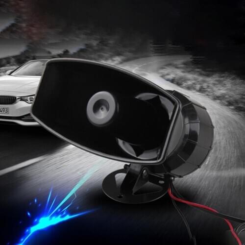 12V 60W 300dB Car Vehicle Waterproof Recording Loud Speaker Siren Horn with Mic