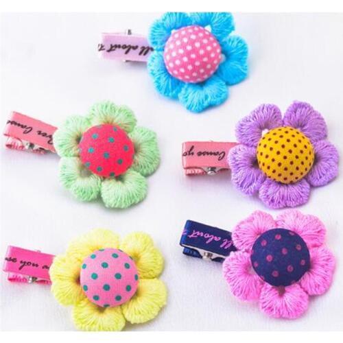 2018 Cute Flower Hairpin Girls Kids Hair Clips Bows Barrette Accessories For Children Hair Ornaments Hairclip Headdress Headwear