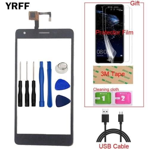 5.5'' Mobile Phone Front Touch For Cubot H2 Touch Screen Glass Digitizer Panel Lens Sensor Capacitive + Protector Film Tape